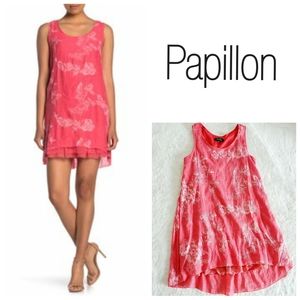 ANTHRO | Papillon boho embroidered swing dress